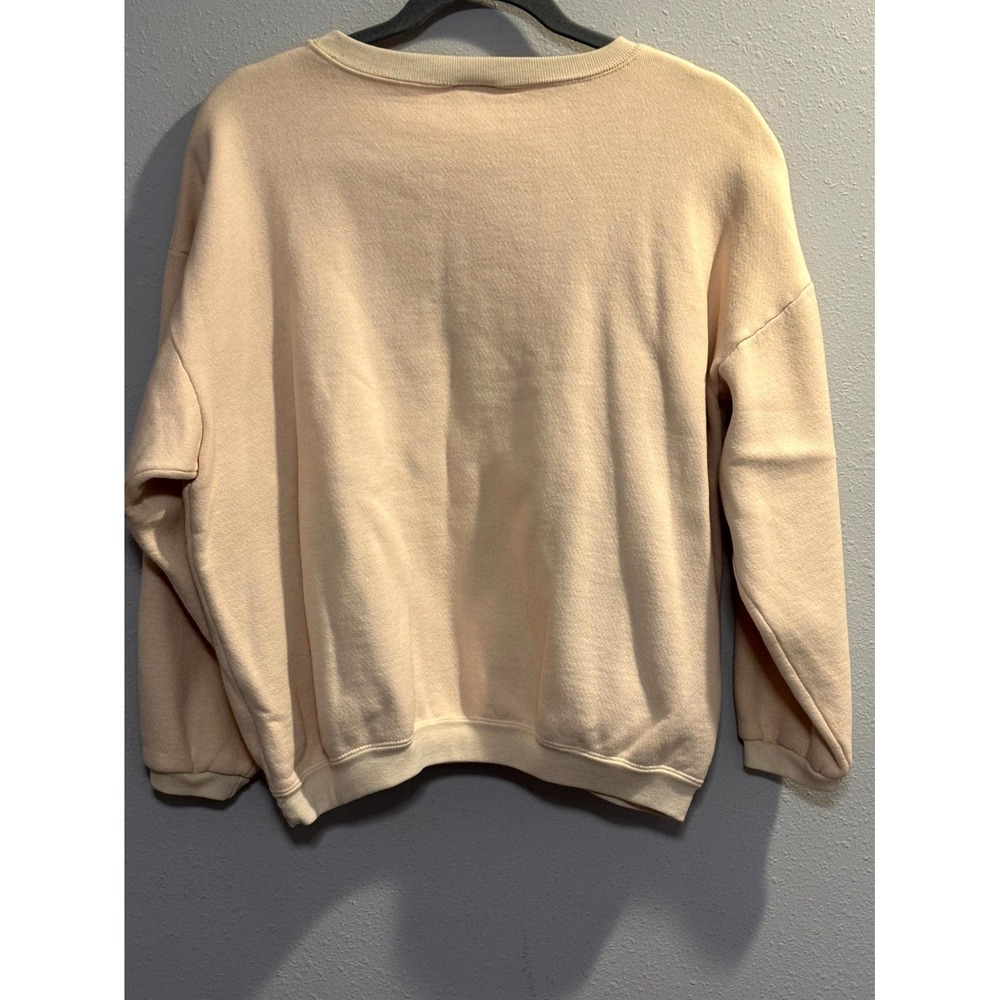 Vintage Guess By Georges Marciano Sweatshirt Mens OS Beige Embroidered - Picture 3 of 6